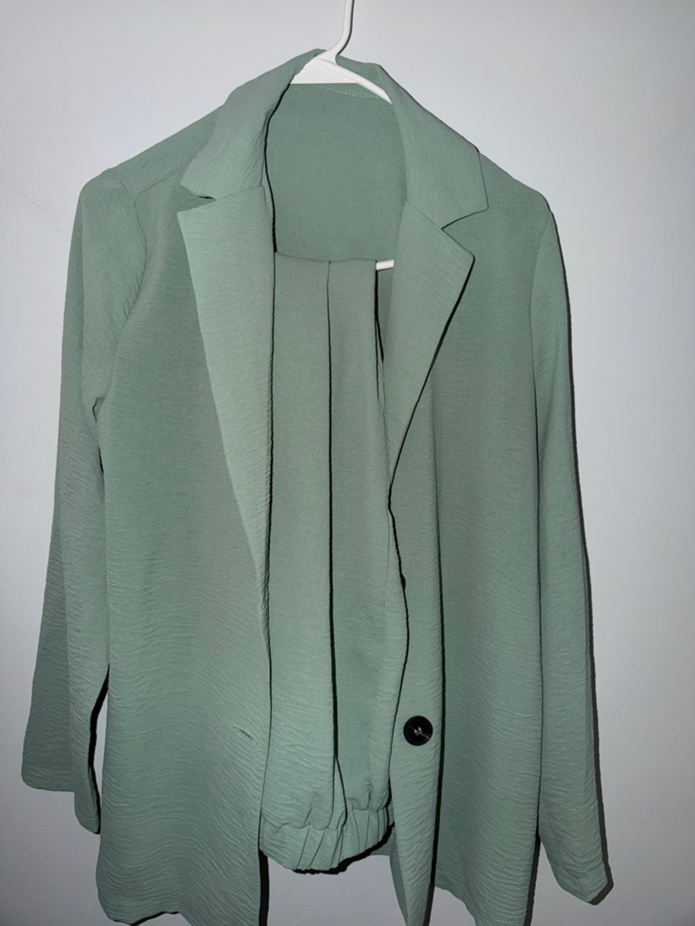 SHEIN Sage Green Women's Blazer w/ matching pants.